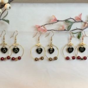 Zodiac sign earrings